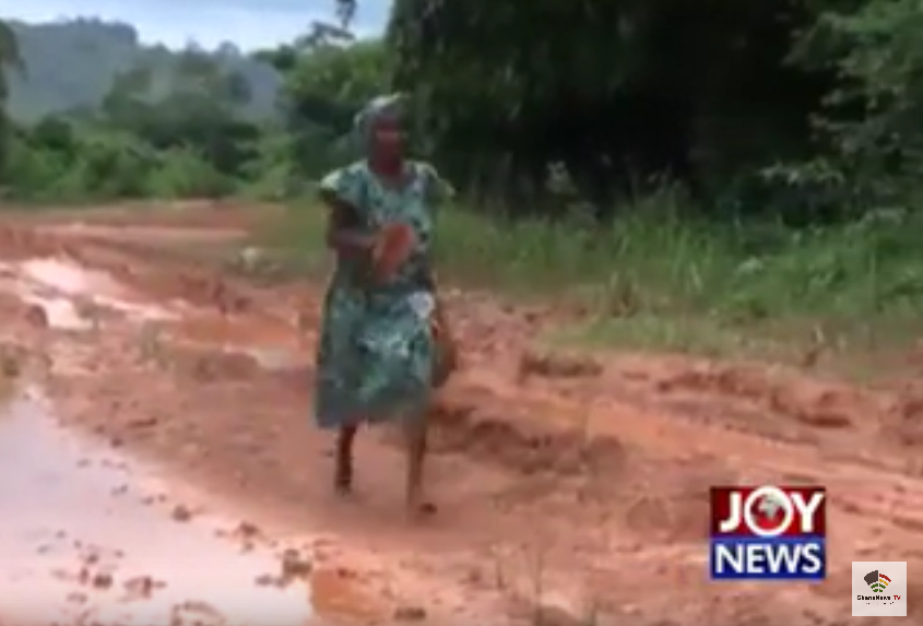 The terrible state of Cocoa Roads in the Aowin District