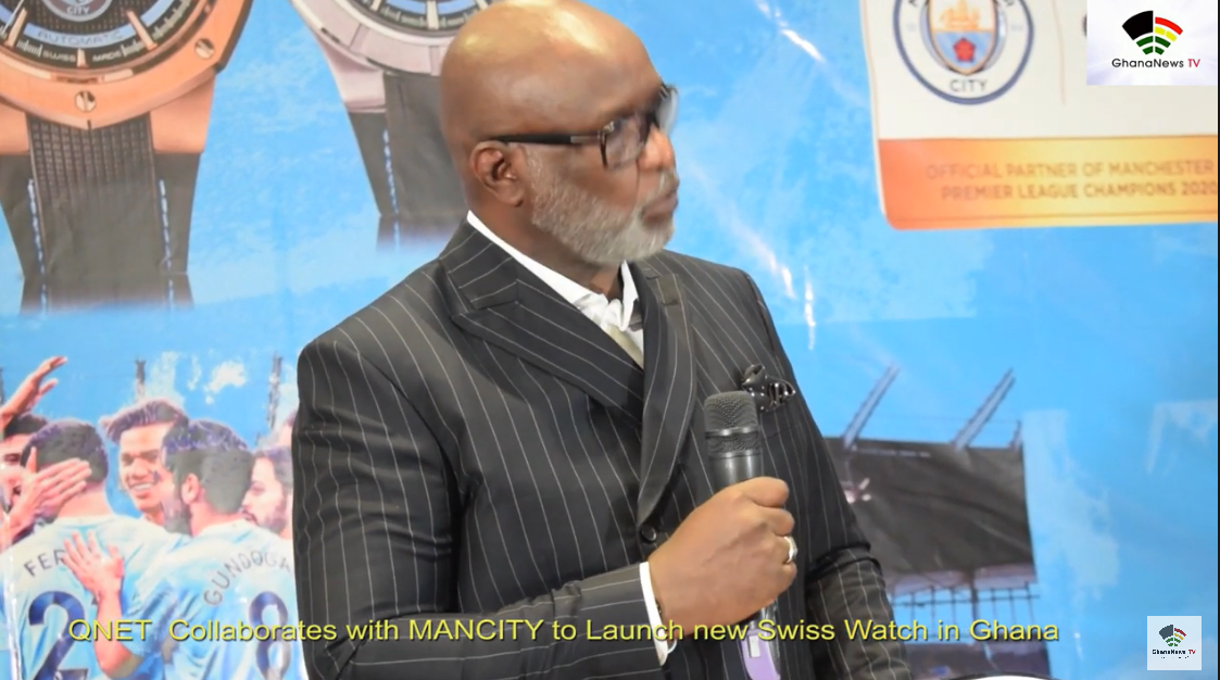 QNET, Man City launch new Swiss Watch in Ghana