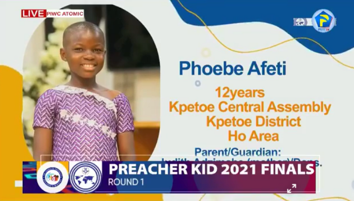 The Preacher Kid reality show (Finals) - Phoebe Afeti