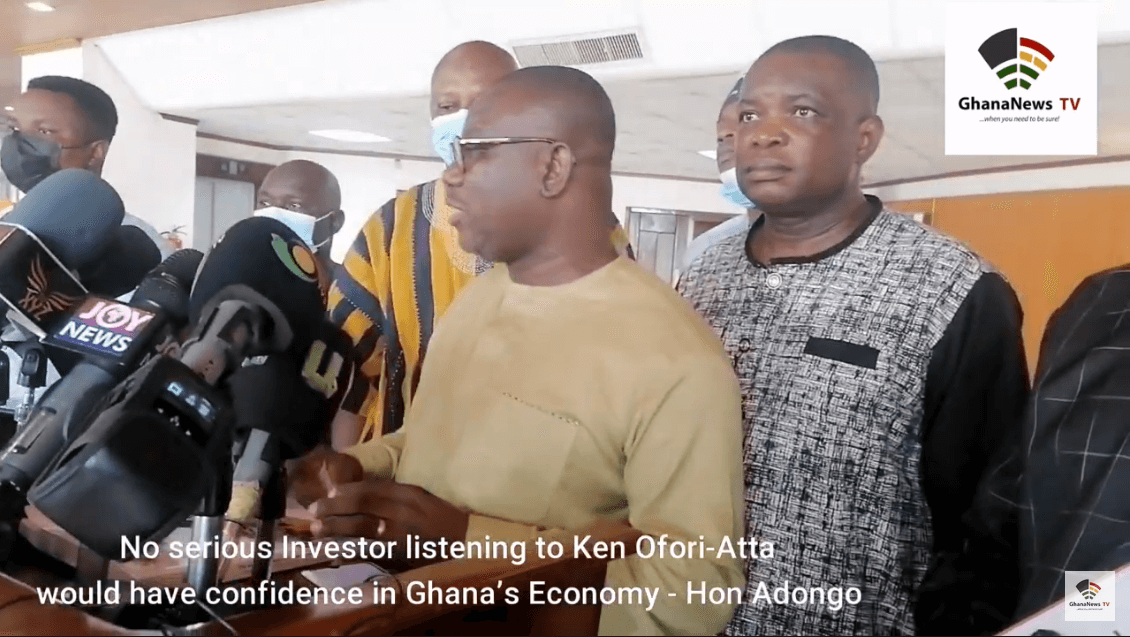 No serious Investor listening to Ken Ofori-Atta has Confidence in Ghana’s Economy - Hon Adongo