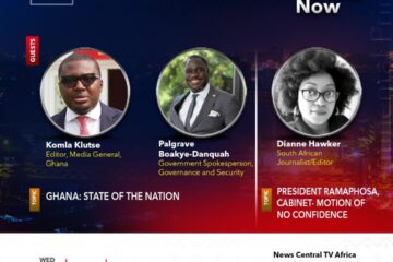 Watch LIVE: State of the Nation Ghana on News Central TV