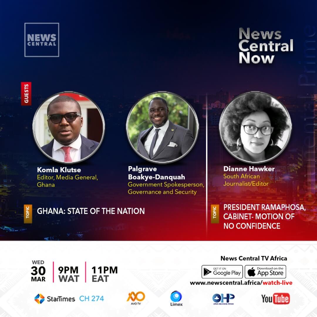 Watch LIVE: State of the Nation Ghana on News Central TV