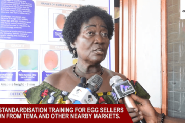 Egg Standardization Training for Egg Sellers in Tema and surrounding Communities