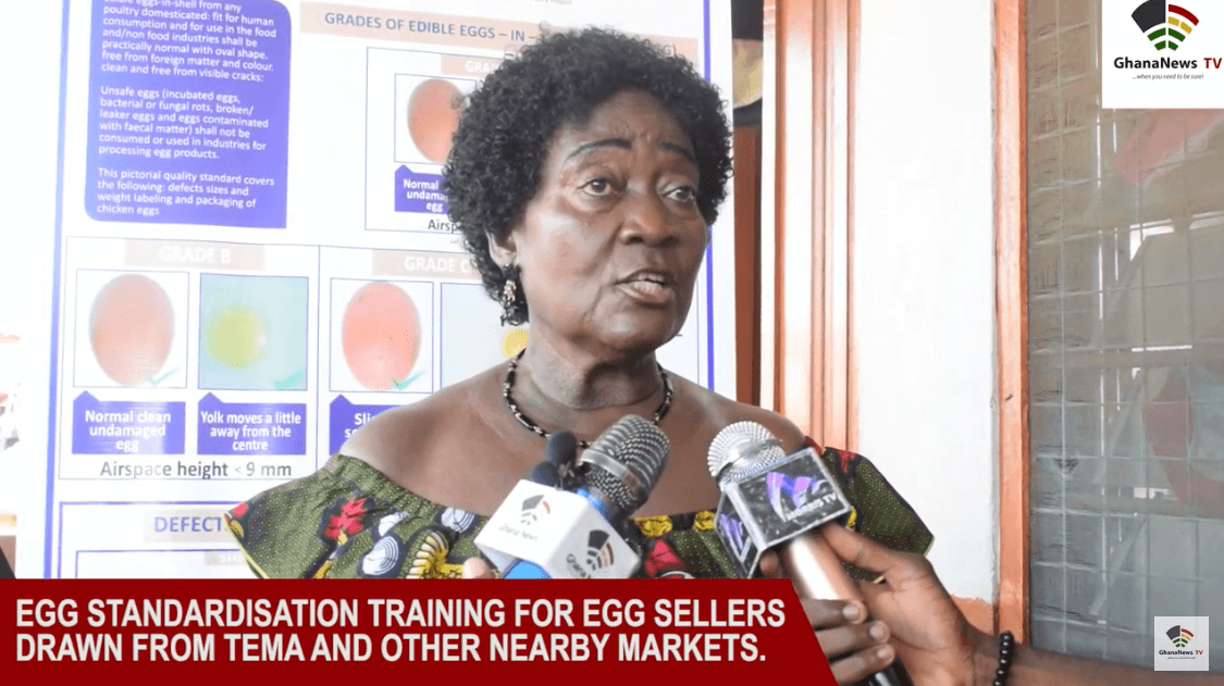 Egg Standardization Training for Egg Sellers in Tema and surrounding Communities