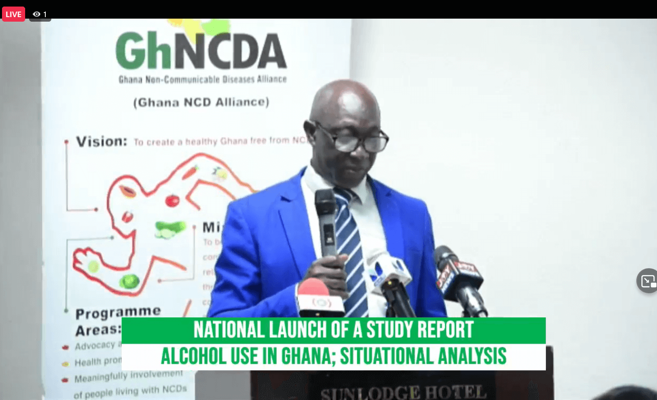 LIVE STREAMING: National Launch of a Study Report on Alcohol Use in Ghana; SITUATIONAL ANALYSIS